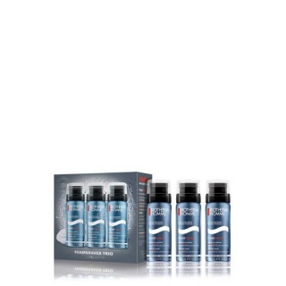 BIOTHERM MEN ESSENTIALS TRAVEL SIZE SHAVING FOAMS SET 3 X 50ML / НАБОР ПЕН ДЛЯ БРИТЬЯ ДЛЯ МУЖЧИН